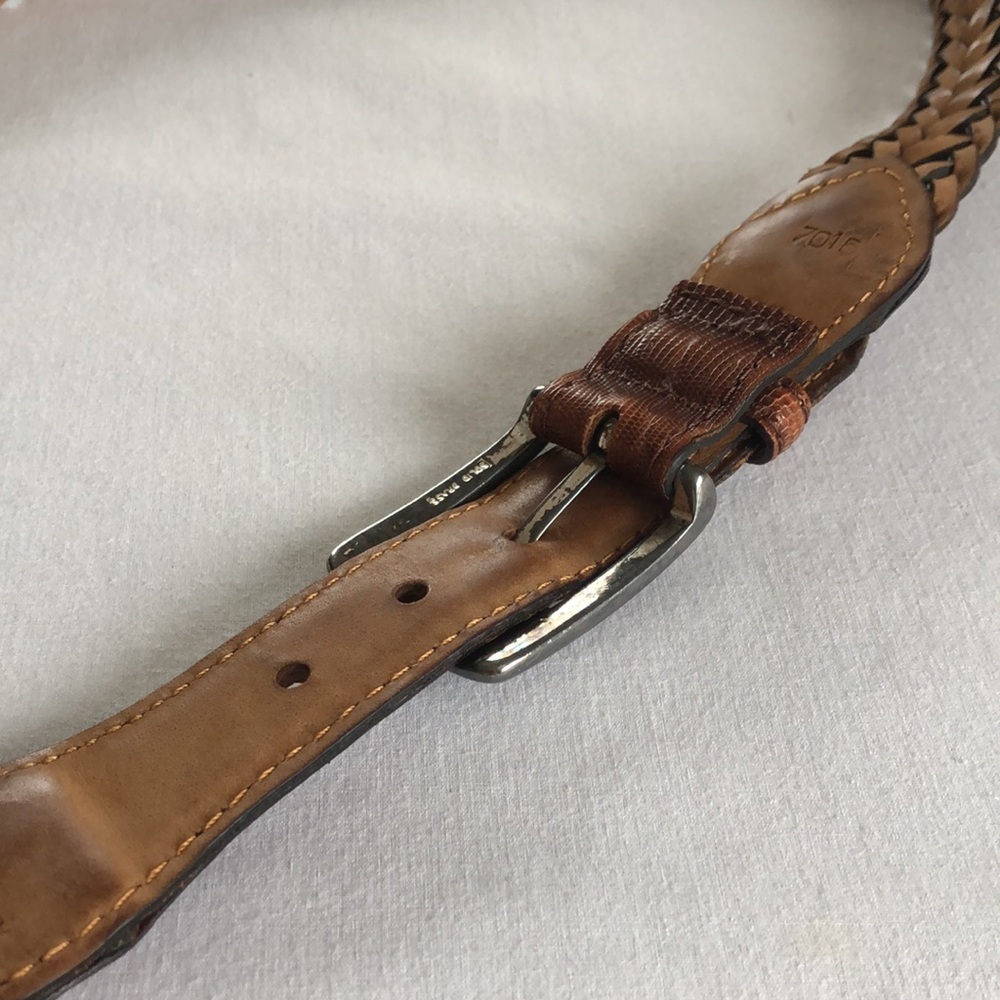 Teju lizard men’s belt made in Argentina GUC. - Picture 13 of 17